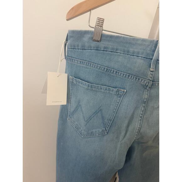 Mother The Looker Ankle Fray Jeans Hold My Hand Size 32 - Picture 7 of 11